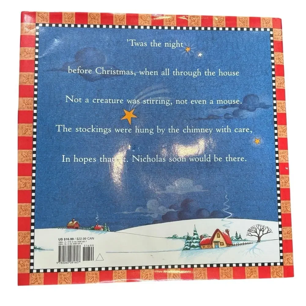 Mary Englebreit Illustrations The Night Before Christmas Hardcover 2002 1st Ed